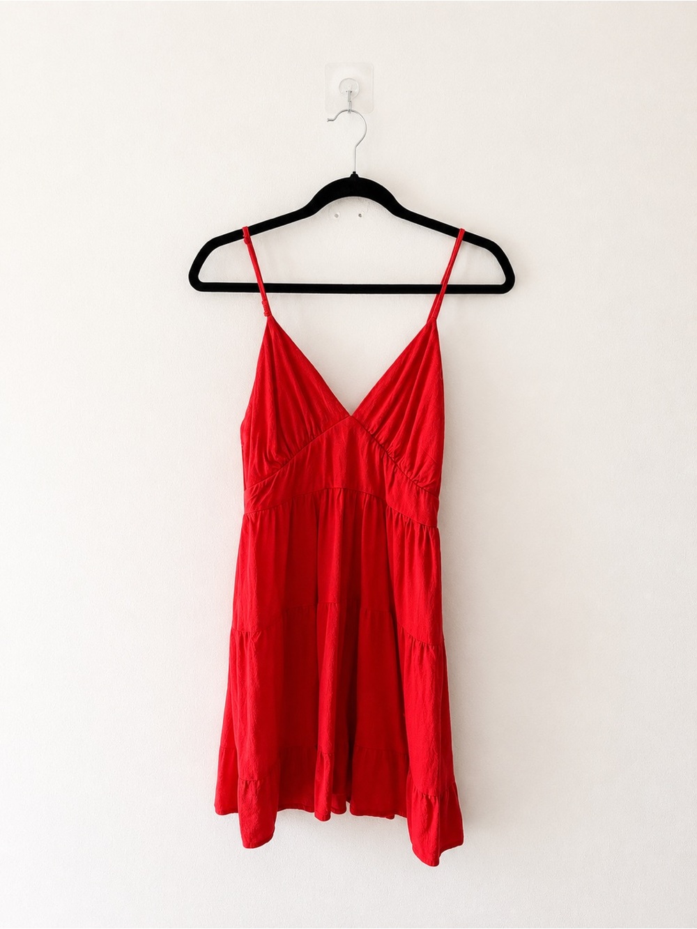 Red Spaghetti Strap Sundress